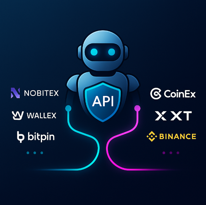 راهنمای کامل اتصال امن به صرافی‌های ارز دیجیتال با API